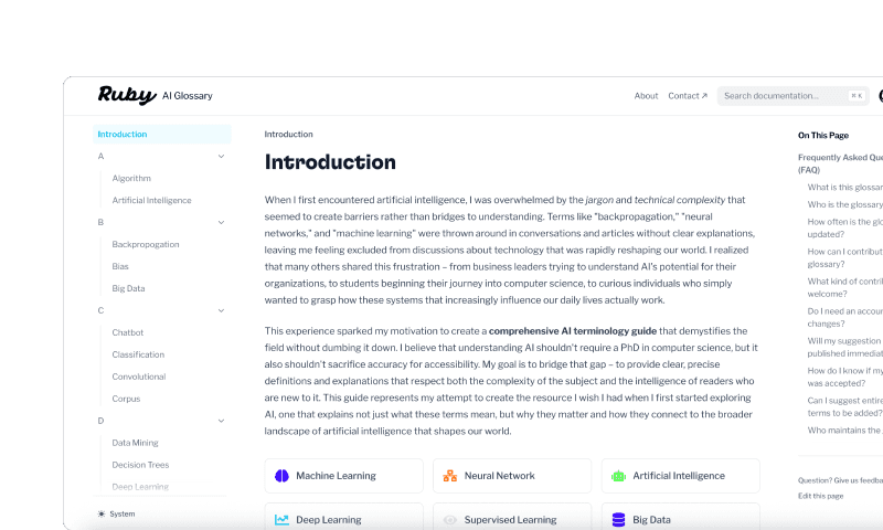 Cover Image for AI Glossary